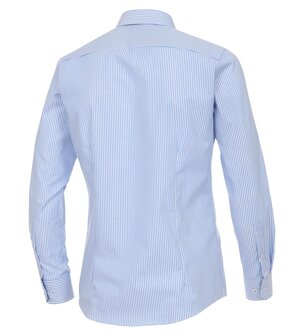 Venti Slim-Fit Regular Striped Light Blue