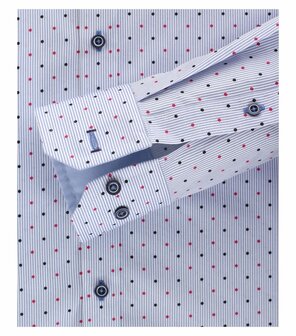 Venti Slim-Fit Limited Edition Striped Dots