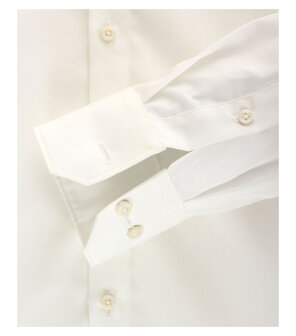 Venti Slim-Fit Mouwlengte 7 Cr&egrave;me wit