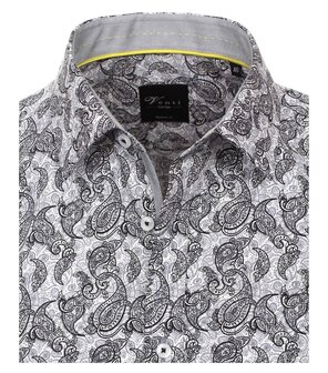 Venti Slim-Fit Limited-Edition Black Paisley