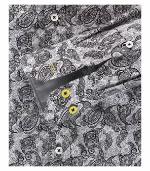 Venti Slim-Fit Limited-Edition Black Paisley