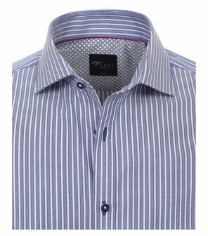 Venti Slim-Fit Mouwlengte 7 Classic Stripe