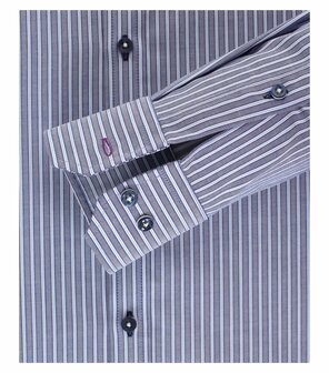 Venti Slim-Fit Mouwlengte 7 Classic Stripe