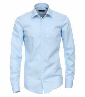 Venti Slim-Fit Mouwlengte 69 Soft Blue