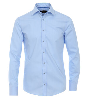 Venti Slim-Fit Regular Light Blue gestreept