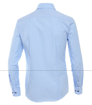 Venti Slim-Fit Regular Light Blue gestreept