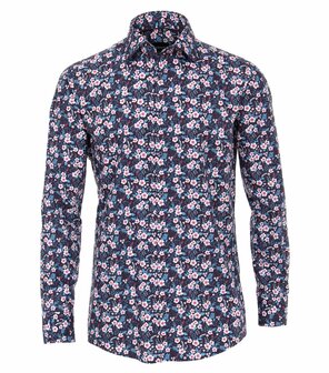Venti Slim-Fit Mouwlengte 7 Flower Fields