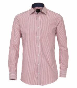 Venti Slim-Fit Regular Striped Red