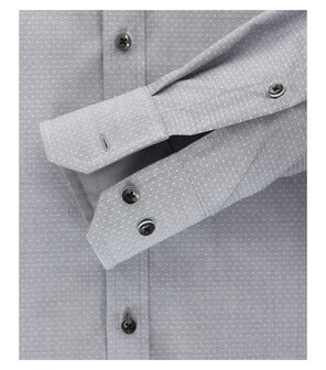 Venti Slim-Fit Mouwlengte 7 Stone Grey