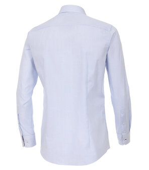 Venti Slim-Fit Mouwlengte 7 Blue Squares