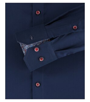 Venti Slim-Fit Mouwlengte 7 Artistic Dutch Dark Blue 