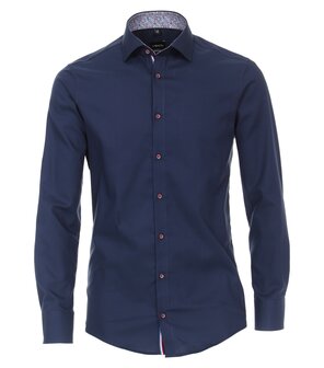 Venti Slim-Fit Mouwlengte 7 Artistic Dutch Dark Blue 