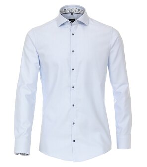 Venti Slim-Fit Mouwlengte 7 Light Blue Chique