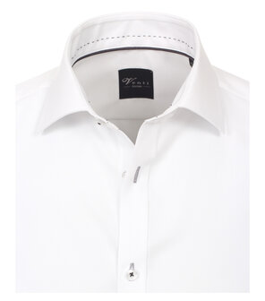 Venti Slim-Fit Mouwlengte 7 White Plains