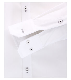 Venti Slim-Fit Mouwlengte 7 White Plains