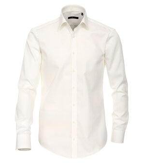 Venti Slim-Fit Regular Cr&egrave;me wit