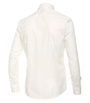 Venti Slim-Fit Regular Cr&egrave;me wit