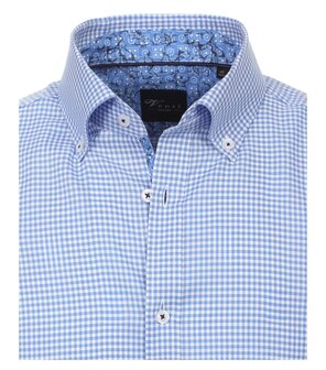 Venti Slim-Fit Mouwlengte 7 Blue Voyager