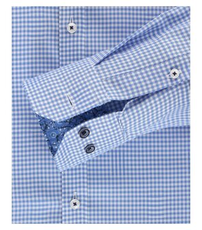 Venti Slim-Fit Mouwlengte 7 Blue Voyager
