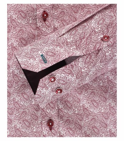 Venti Slim-Fit Limited-Edition Red Paisley