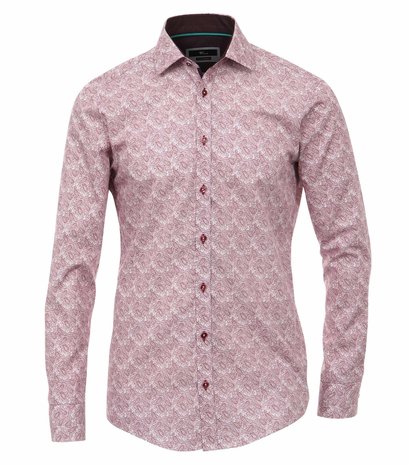 Venti Slim-Fit Limited-Edition Red Paisley