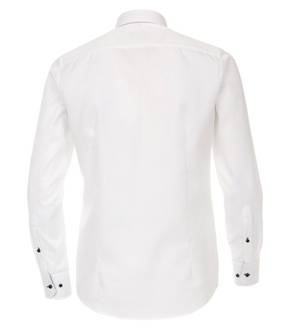 Venti Slim-Fit Mouwlengte 7 Exclusive Reef White