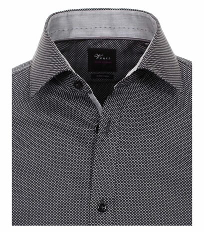 Venti Body Fit Exclusive Black Dotted