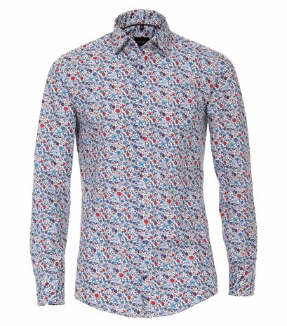 Venti Slim-Fit Mouwlengte 7 Limited Edition Field of flowers