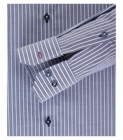 Venti Slim-Fit Mouwlengte 7 Classic Stripe