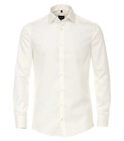 Venti Slim-Fit Mouwlengte 7 Exclusive crème white