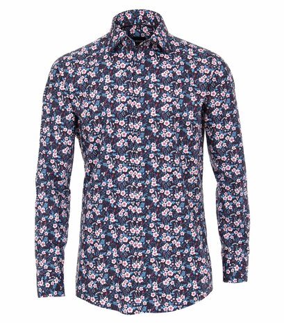 Venti Slim-Fit Mouwlengte 7 Flower Fields