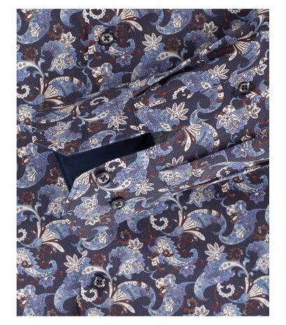 Venti Slim-Fit Mouwlengte 7 Water Drops