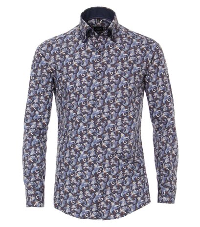 Venti Slim-Fit Mouwlengte 7 Water Drops