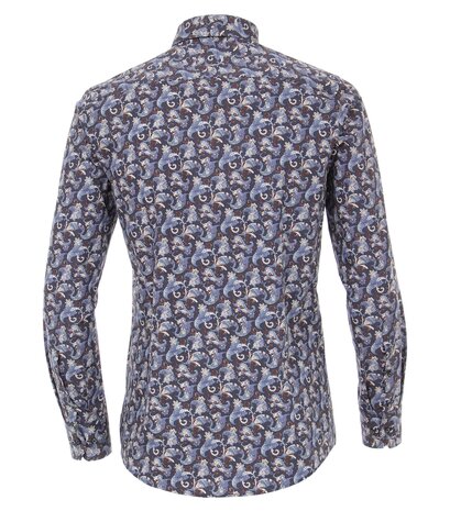 Venti Slim-Fit Mouwlengte 7 Water Drops