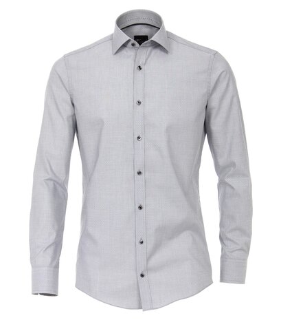 Venti Slim-Fit Mouwlengte 7 Stone Grey