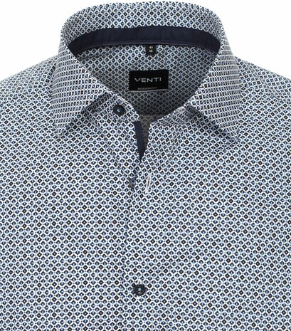 Venti Slim-Fit Mouwlengte 7 Blue Star