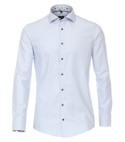 Venti Slim-Fit Mouwlengte 7 Light Blue Chique