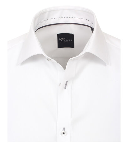 Venti Slim-Fit Mouwlengte 7 White Plains