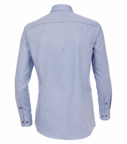 Venti Slim-Fit Mouwlengte 7 Blue Mirror