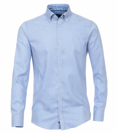 Venti Slim-Fit Mouwlengte 7 Blue Voyager