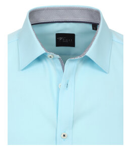 Venti Slim-Fit Mouwlengte 7 Light Mint Green Mix} Venti Slim-Fit Mouwlengte 7 Light Mint Green Mix