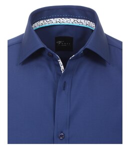 Venti Slim-Fit Mouwlengte 7 Dark Blue Coast} Venti Slim-Fit Mouwlengte 7 Dark Blue Coast