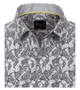 Venti Slim-Fit Limited-Edition Black Paisley} Venti Slim-Fit Limited-Edition Black Paisley