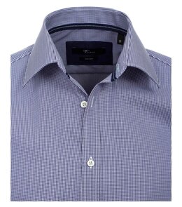 Venti Slim-Fit Regular Marineblauw geruit} Venti Slim-Fit Regular Marineblauw geruit