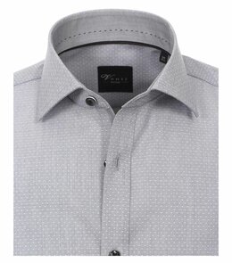 Venti Slim-Fit Mouwlengte 7 Stone Grey} Venti Slim-Fit Mouwlengte 7 Stone Grey