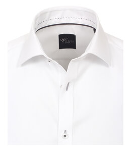 Venti Slim-Fit Mouwlengte 7 White Plains} Venti Slim-Fit Mouwlengte 7 White Plains