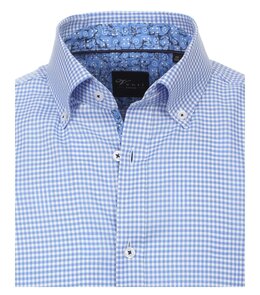 Venti Slim-Fit Mouwlengte 7 Blue Voyager} Venti Slim-Fit Mouwlengte 7 Blue Voyager