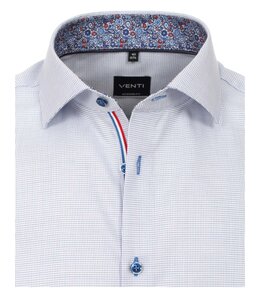 Venti Slim-Fit Mouwlengte 7 French Paisley} Venti Slim-Fit Mouwlengte 7 French Paisley