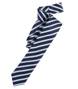 Venti Stropdas Gestreept Navy Blue Classic} Venti Stropdas Gestreept Navy Blue Classic