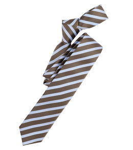 Venti Stropdas Gestreept Brown Classic} Venti Stropdas Gestreept Brown Classic